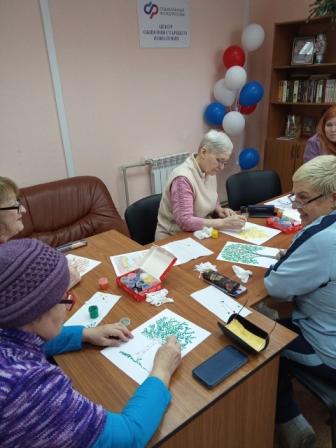 мастер-класс «Рисование ватными палочками»